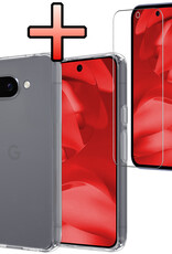 NoXx NoXx Google Pixel 9a Hoesje Siliconen Met Screenprotector - Transparant