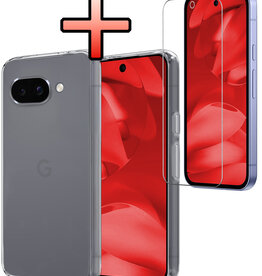 NoXx NoXx Google Pixel 9a Hoesje Siliconen Met Screenprotector - Transparant