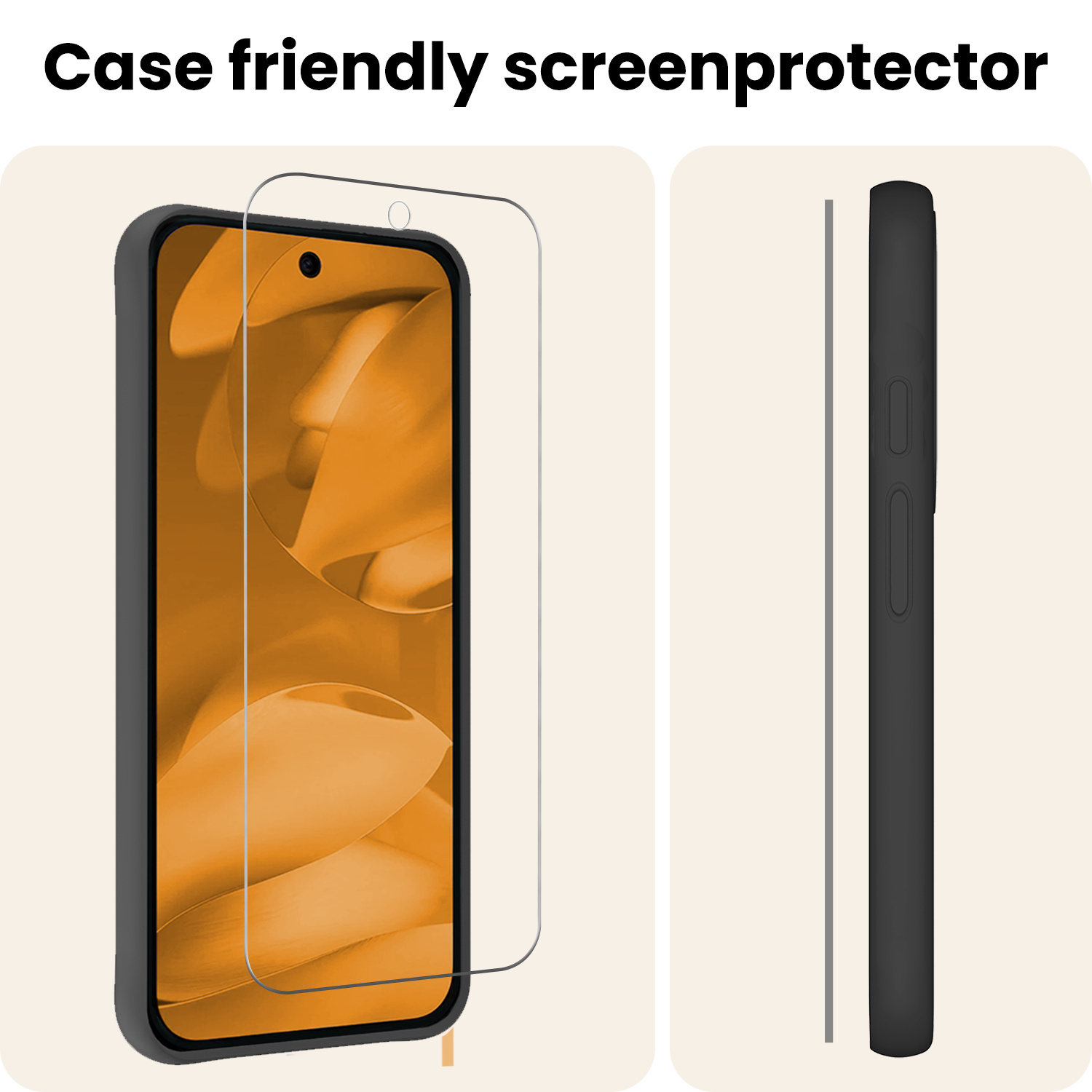 Nomfy Nomfy Google Pixel 9a Screenprotector Glas - 3 PACK