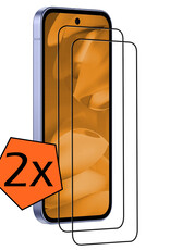 Nomfy Nomfy Google Pixel 9a Screenprotector Glas Full Cover - 2 PACK