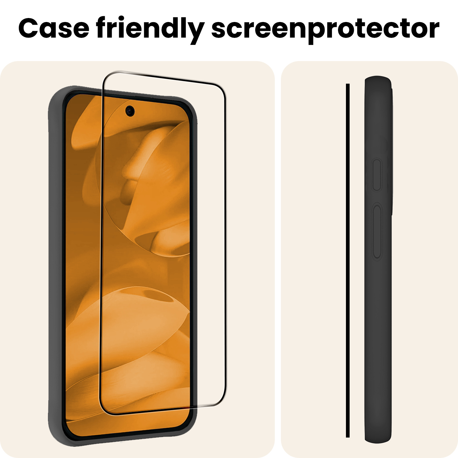 Nomfy Nomfy Google Pixel 9a Screenprotector Glas Full Cover - 2 PACK