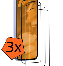 Nomfy Nomfy Google Pixel 9a Screenprotector Glas Full Cover - 3 PACK