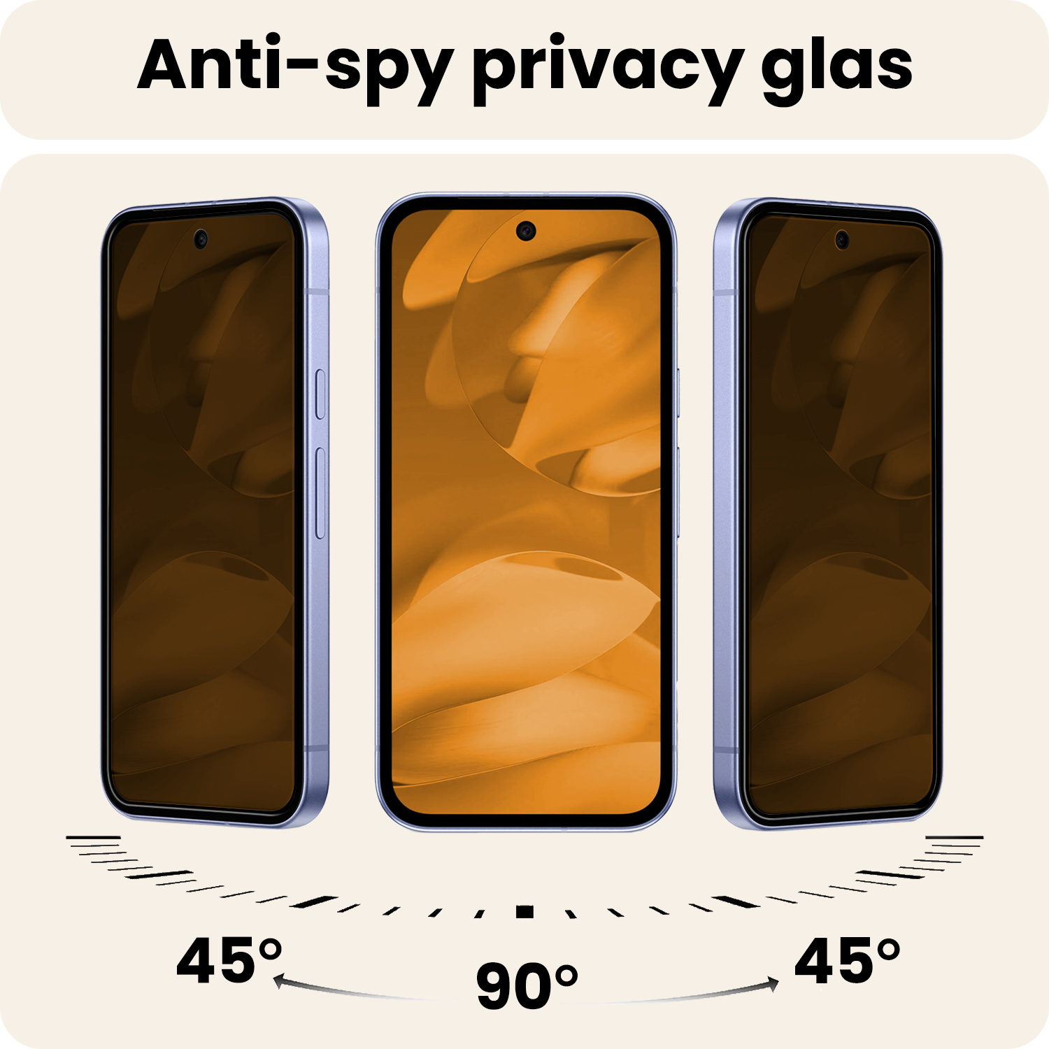 Nomfy Nomfy Google Pixel 9a Screenprotector Glas Privacy