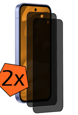 Nomfy Nomfy Google Pixel 9a Screenprotector Glas Privacy - 2 PACK