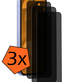 Nomfy Nomfy Google Pixel 9a Screenprotector Glas Privacy - 3 PACK