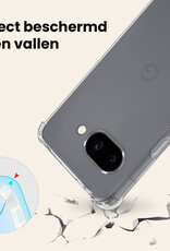 Nomfy Nomfy Google Pixel 9a Hoesje Shockproof - Transparant