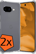 Nomfy Nomfy Google Pixel 9a Hoesje Shockproof - Transparant - 2 PACK