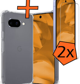 Nomfy Nomfy Google Pixel 9a Hoesje Shockproof Met 2x Screenprotector