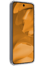 Nomfy Nomfy Google Pixel 9a Hoesje Siliconen Met 2x Screenprotector - Transparant