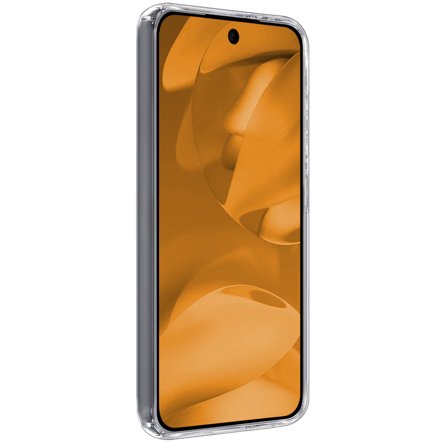 Nomfy Nomfy Google Pixel 9a Hoesje Siliconen Met 2x Screenprotector - Transparant