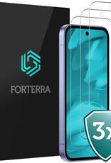 Forterra Forterra Google Pixel 9a Screenprotector Glas - 3 PACK