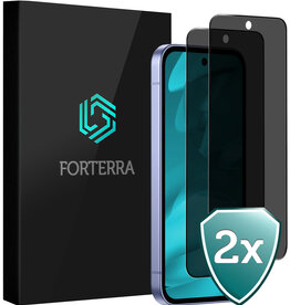 Forterra Forterra Google Pixel 9a Screenprotector Glas Privacy - 2 PACK