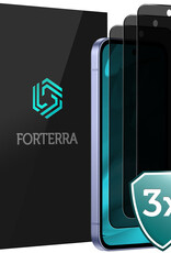 Forterra Forterra Google Pixel 9a Screenprotector Glas Privacy - 3 PACK