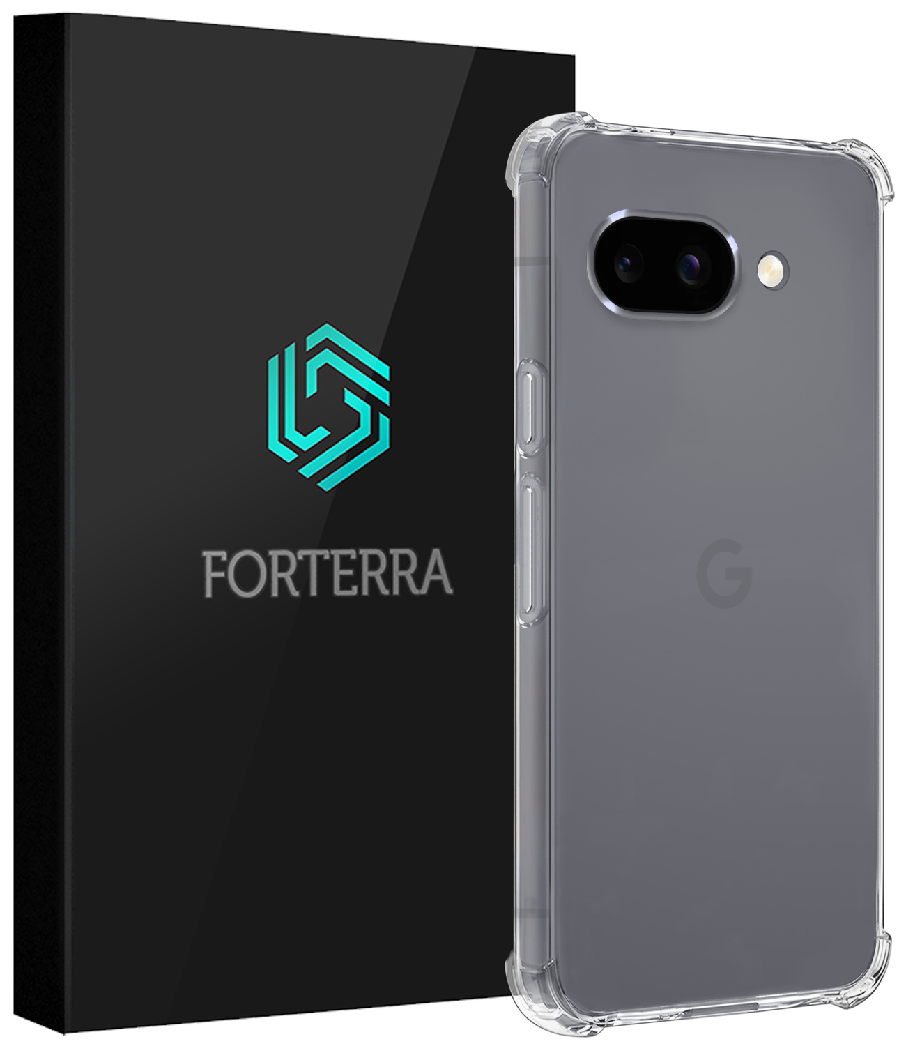 Forterra Forterra Google Pixel 9a Hoesje Shockproof - Transparant