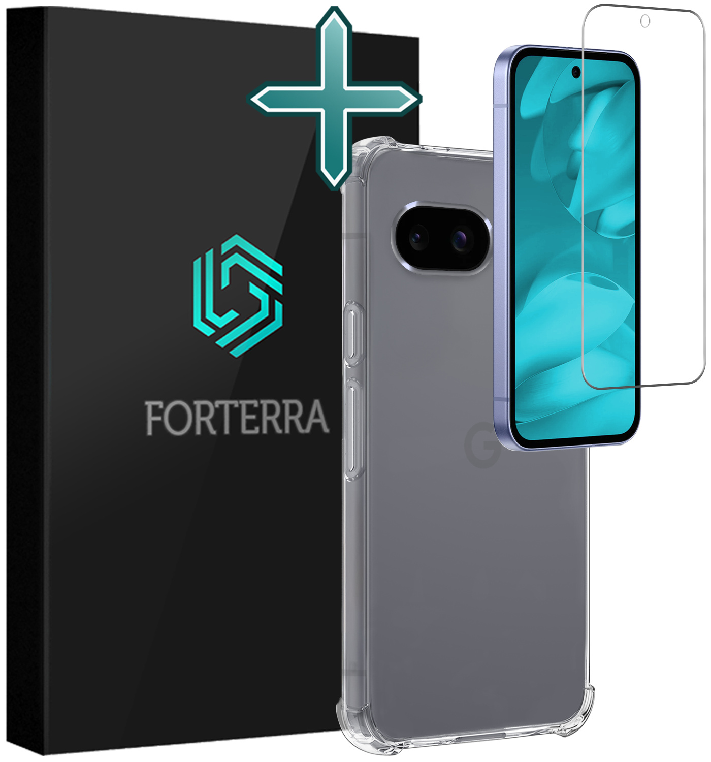 Forterra Forterra Google Pixel 9a Hoesje Shockproof Met Screenprotector