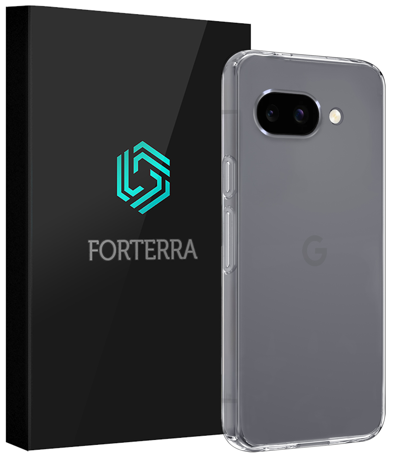 Forterra Forterra Google Pixel 9a Hoesje Siliconen - Transparant