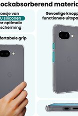 Forterra Forterra Google Pixel 9a Hoesje Siliconen - Transparant
