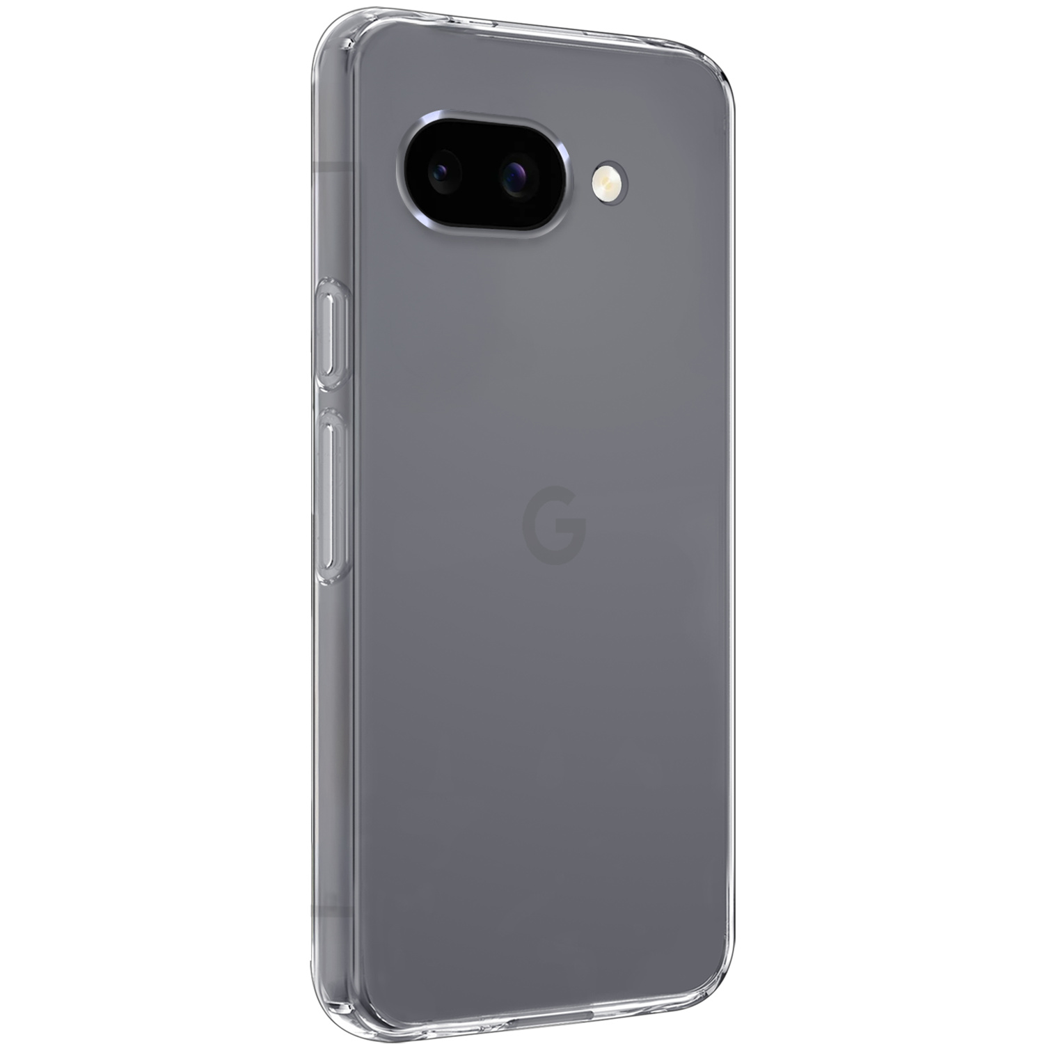 Forterra Forterra Google Pixel 9a Hoesje Siliconen Met Screenprotector - Transparant