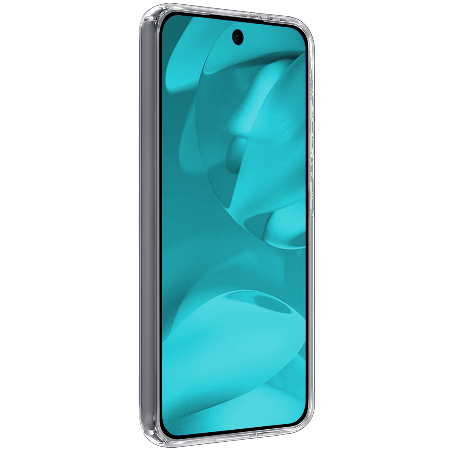 Forterra Forterra Google Pixel 9a Hoesje Siliconen Met Screenprotector - Transparant