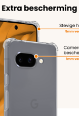 Nomfy Nomfy Google Pixel 9a Hoesje Shockproof Met 2x Screenprotector