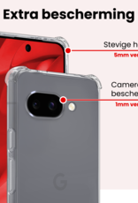 NoXx NoXx Google Pixel 9a Hoesje Shockproof - Transparant - 2 PACK
