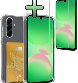 BASEY. BASEY. Samsung Galaxy A26 Hoesje Pashouder Met Screenprotector