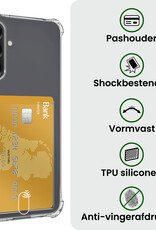 BASEY. BASEY. Samsung Galaxy A26 Hoesje Pashouder Met Screenprotector