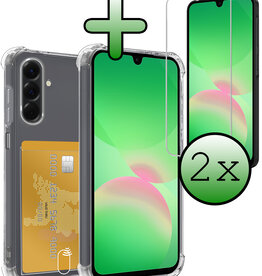 BASEY. BASEY. Samsung Galaxy A26 Hoesje Pashouder Met 2x Screenprotector