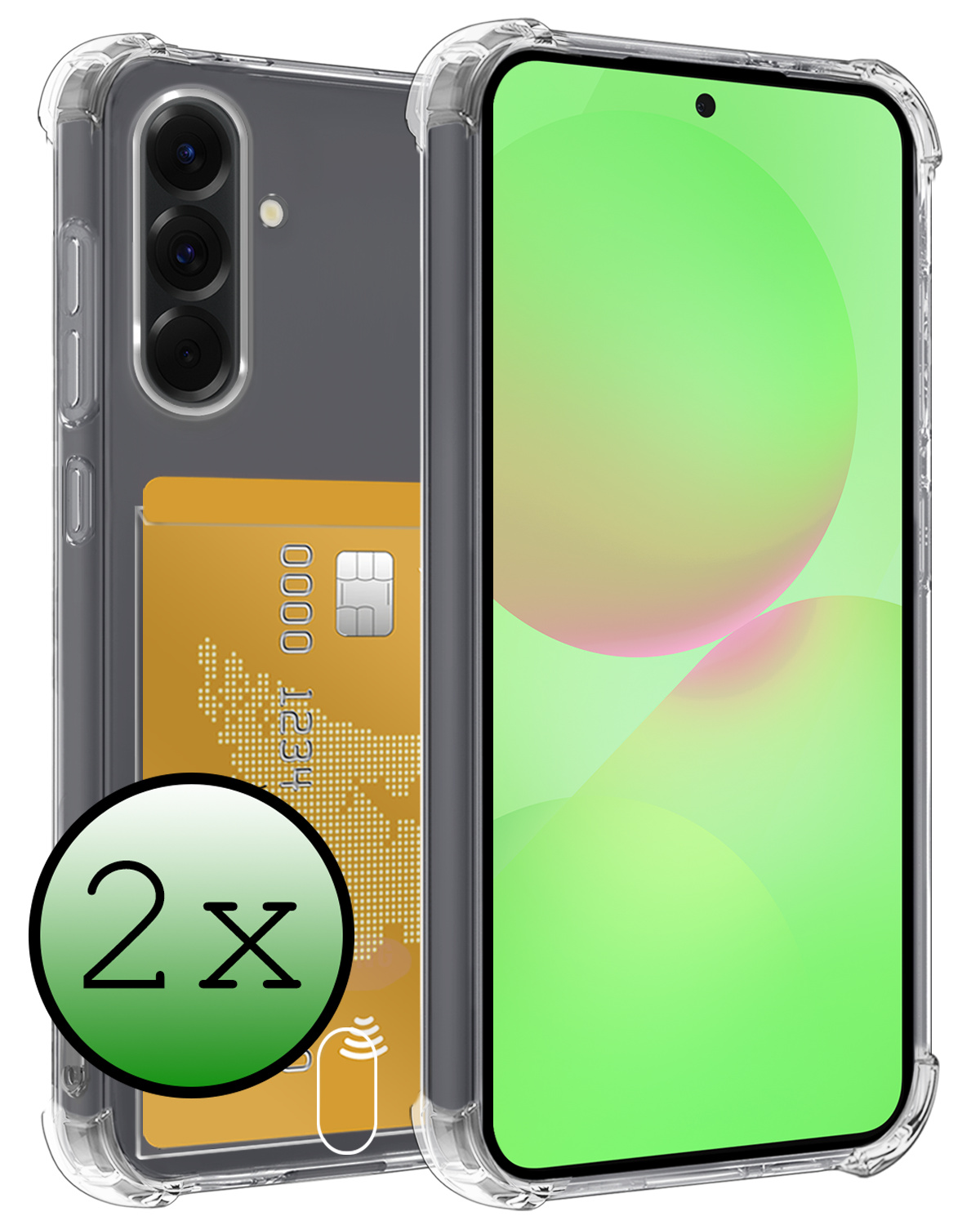 BASEY. BASEY. Samsung Galaxy A36 Hoesje Pashouder - 2 PACK