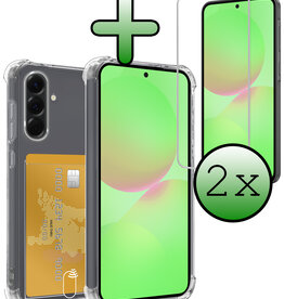 BASEY. BASEY. Samsung Galaxy A36 Hoesje Pashouder Met 2x Screenprotector