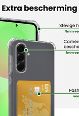 BASEY. BASEY. Samsung Galaxy A36 Hoesje Pashouder Met 2x Screenprotector