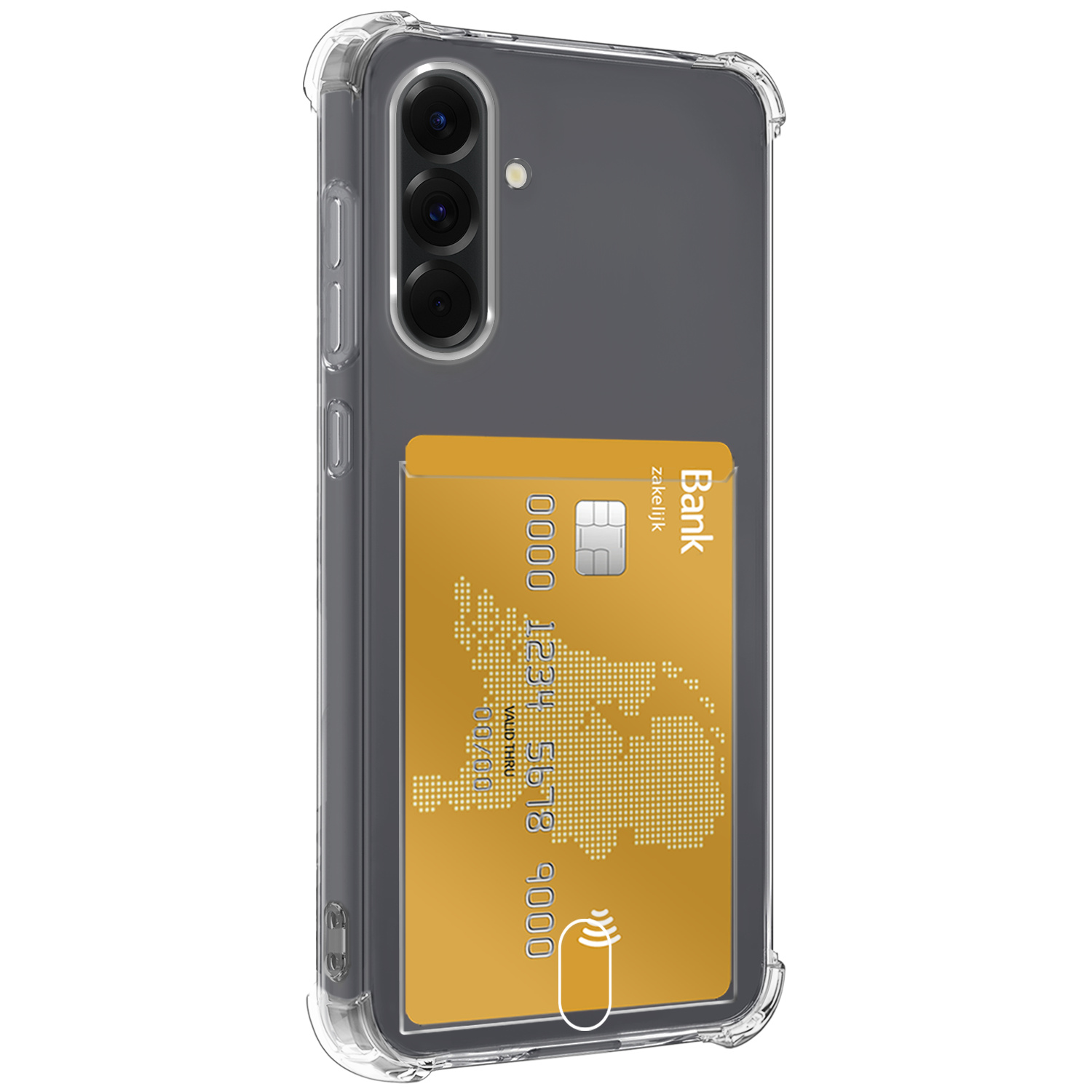 BASEY. BASEY. Samsung Galaxy A36 Hoesje Pashouder Met 2x Screenprotector