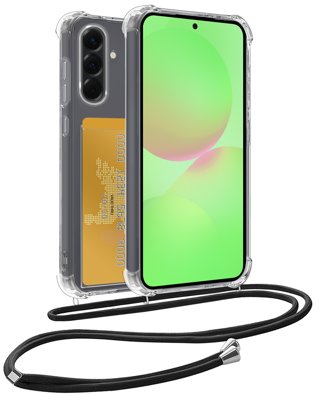 BASEY. BASEY. Samsung Galaxy A36 Hoesje Pashouder met Koord