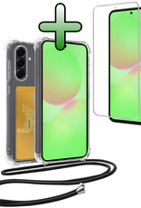 BASEY. BASEY. Samsung Galaxy A36 Hoesje Pashouder met Koord Met Screenprotector