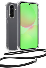 BASEY. BASEY. Samsung Galaxy A36 Hoesje Transparant Shockproof Met Zwart Koord