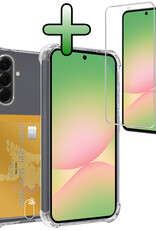 BASEY. BASEY. Samsung Galaxy A56 Hoesje Pashouder Met Screenprotector