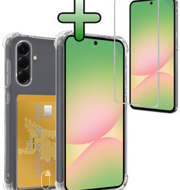 BASEY. BASEY. Samsung Galaxy A56 Hoesje Pashouder Met Screenprotector
