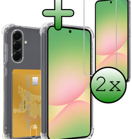 BASEY. BASEY. Samsung Galaxy A56 Hoesje Pashouder Met 2x Screenprotector