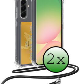 BASEY. BASEY. Samsung Galaxy A56 Hoesje Pashouder met Koord - 2 PACK