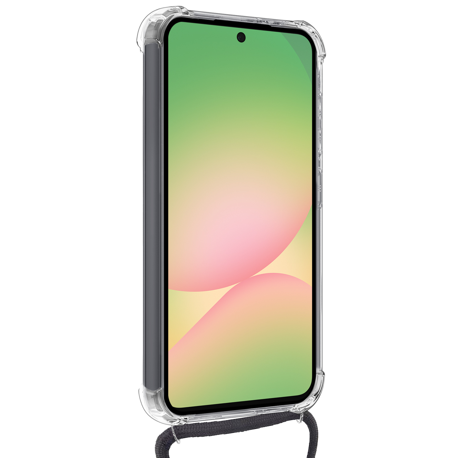 BASEY. BASEY. Samsung Galaxy A56 Hoesje Pashouder met Koord Met Screenprotector
