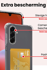 NoXx NoXx Samsung Galaxy A26 Hoesje Pashouder - 2 PACK