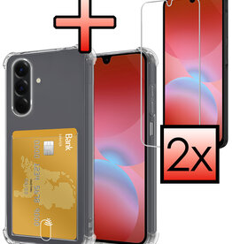 NoXx NoXx Samsung Galaxy A26 Hoesje Pashouder Met 2x Screenprotector