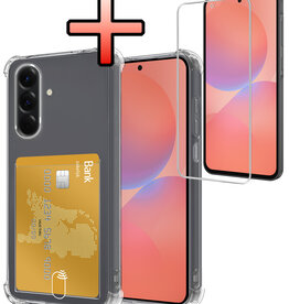 NoXx NoXx Samsung Galaxy A36 Hoesje Pashouder Met Screenprotector