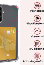 NoXx NoXx Samsung Galaxy A36 Hoesje Pashouder Met Screenprotector