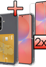 NoXx NoXx Samsung Galaxy A36 Hoesje Pashouder Met 2x Screenprotector