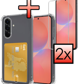 NoXx NoXx Samsung Galaxy A36 Hoesje Pashouder Met 2x Screenprotector