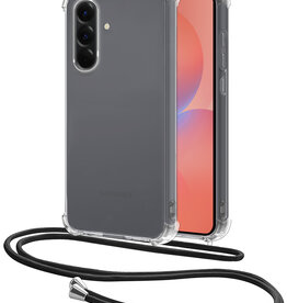 NoXx NoXx Samsung Galaxy A36 Hoesje Transparant Shockproof Met Zwart Koord