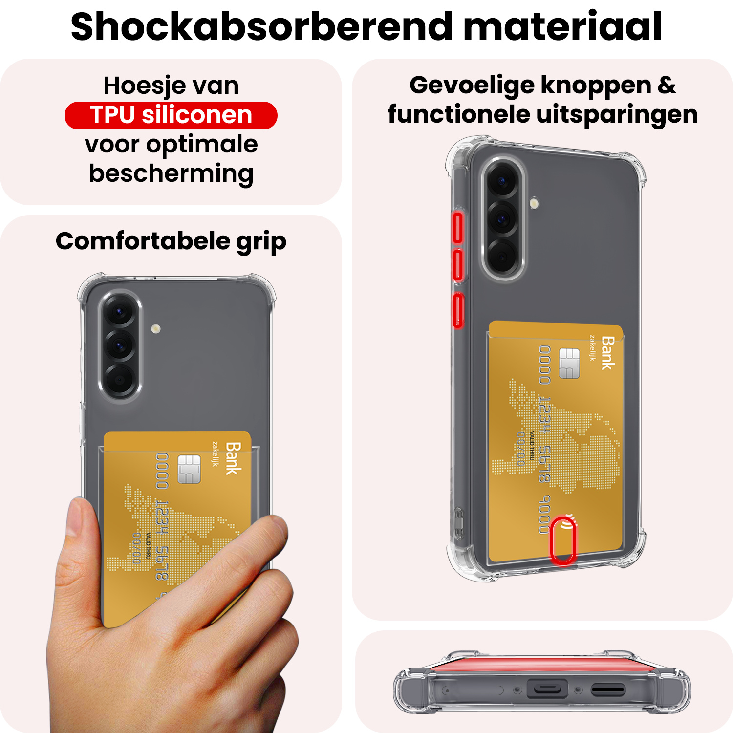 NoXx NoXx Samsung Galaxy A56 Hoesje Pashouder