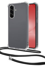 NoXx NoXx Samsung Galaxy A56 Hoesje Transparant Shockproof Met Zwart Koord