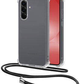 NoXx NoXx Samsung Galaxy A56 Hoesje Transparant Shockproof Met Zwart Koord